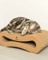 汪喵星球 經典 8 字型貓抓板(耐抓不易掉屑) (可選尺寸)