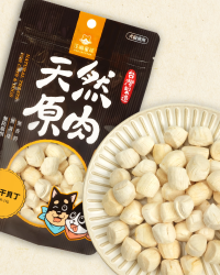 汪喵星球 冷凍乾燥原肉小零嘴 小丁狀系列 – 飽滿干貝丁 14g (貓犬用)