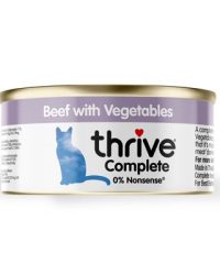 Thrive 天然貓主食罐頭 75g -牛肉+蔬菜