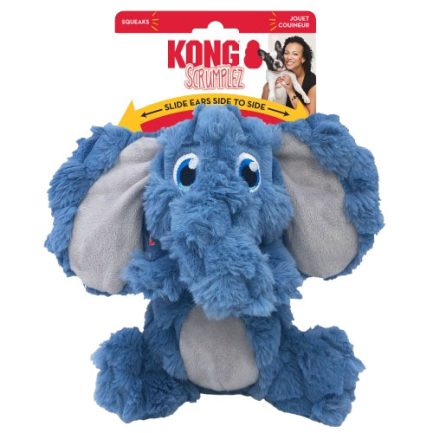KONG Scrumplez Elephant 拉拉耳 - 咇咇毛絨小象