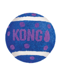Kong Cat Active Tennis Balls with Bells 發聲彩色網球貓玩具套裝 3pcs