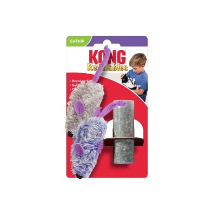 Kong Purple Mouse & Frwsty 紫鼠與灰鼠貓草套裝