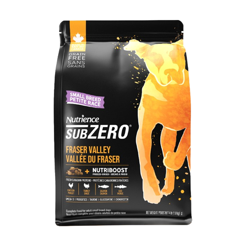 Nutrience SUBZERO 無穀物狗乾糧 - 凍乾鮮雞肉及雞、火雞、海魚 (小型犬)