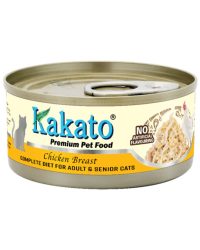 Kakato Complete Diet Tinned food for Adult & Senior Cats (Chicken) 全營養主食罐｜成貓・高齡貓配方(雞胸) 70g