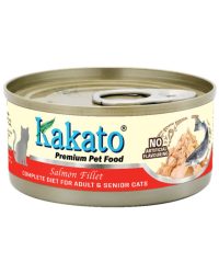 Kakato Complete Diet Tinned food for Adult & Senior Cats (Salmon) 全營養主食罐｜成貓・高齡貓配方(三文魚) 70g
