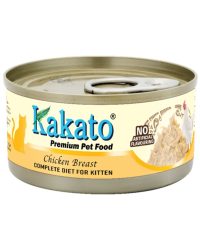 Kakato Complete Diet Tinned food for Kitten & Weight Gain Formula (Chicken) 全營養主食罐｜幼貓1–12個月及增重配方 (雞胸) 70g