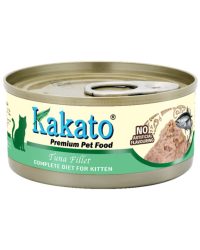 Kakato Complete Diet Tinned food for Kitten & Weight Gain Formula (Tuna) 全營養主食罐｜幼貓1–12個月及增重配方 (吞拿魚) 70g