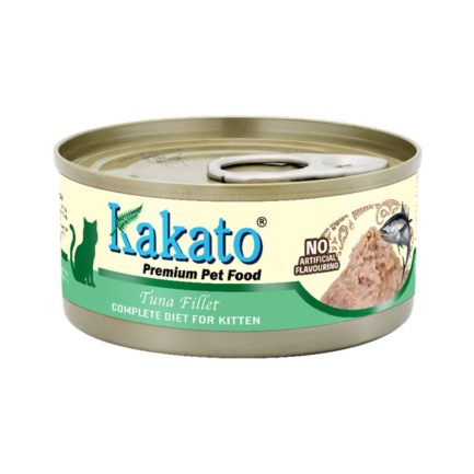 Kakato Complete Diet Tinned food for Kitten & Weight Gain Formula (Tuna) 全營養主食罐｜幼貓1–12個月及增重配方 (吞拿魚) 70g