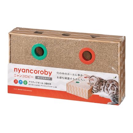 日本 GariGari Nyancoroby 盒式類型 瓦通紙貓抓板 46x24x9.5cm - Image 4