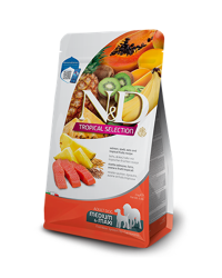 Farmina N&D Tropical 天然熱帶水果系列狗糧 – 三文魚+菠蘿 (大粒/細粒)