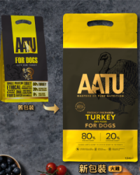 AATU Free-Run Turkey Dry Dog Food 無穀物走地火雞肉成犬糧 (新舊包裝隨機出貨)