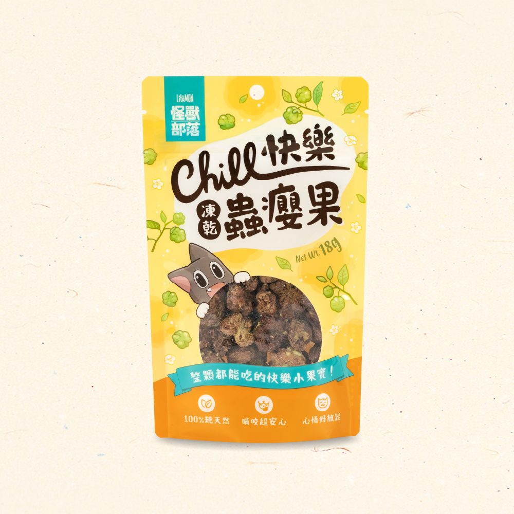 怪獸部落 - 快樂凍乾蟲癭果 18g