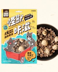 怪獸部落  – 怪獸咔滋 凍乾扇貝牛肉丁(犬貓適用) 25g