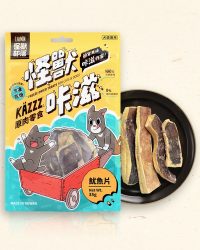 怪獸部落  – 怪獸咔滋 凍乾魷魚片(犬貓適用) 35g