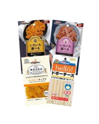 (12月限時優惠)滿$600送: DoggyMan 野菜雞肉小片 50g / DoggyMan 牛肉雞珍肝小片 80g / DoggyMan 健康甜薯片 80g / DoggyMan HELLO!芝士條 (72g/6pcs) (款式隨機) 1包! (原價:$28-$34)(此優惠可與其他會員優惠使用)