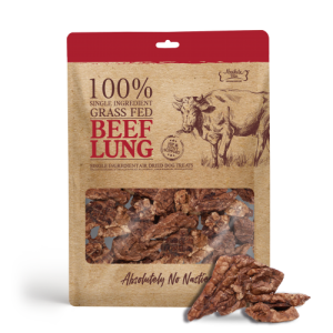 Absolute Bites Air Dried Beef Lung 天然風乾牛肺 40g (狗狗食用)