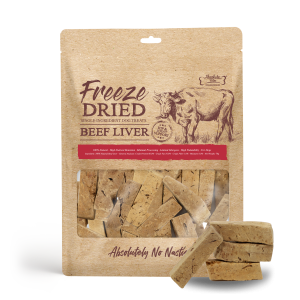 Absolute Bites Freeze Dried Beef Liver 天然凍乾牛肝 70g (狗狗食用)
