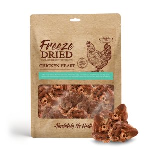 Absolute Bites Freeze Dried Chicken Heart 原粒凍乾雞心 40g (貓犬食用)