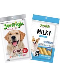 (8月限時優惠)滿$700送: JerHigh小食 肉條 70g (款式隨機) 1包! (原價:$32)(此優惠可與其他會員優惠使用)
