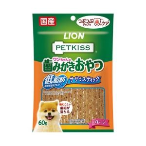 LION獅王 PETKISS 低卡潔齒雞肉條狗小食 60g