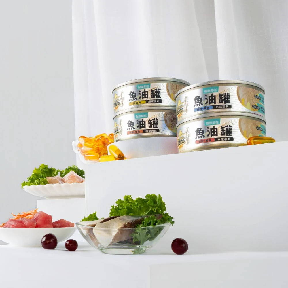 (原箱優惠)怪獸部落 貓用德國頂級魚油主食罐 82g (可選味道)4