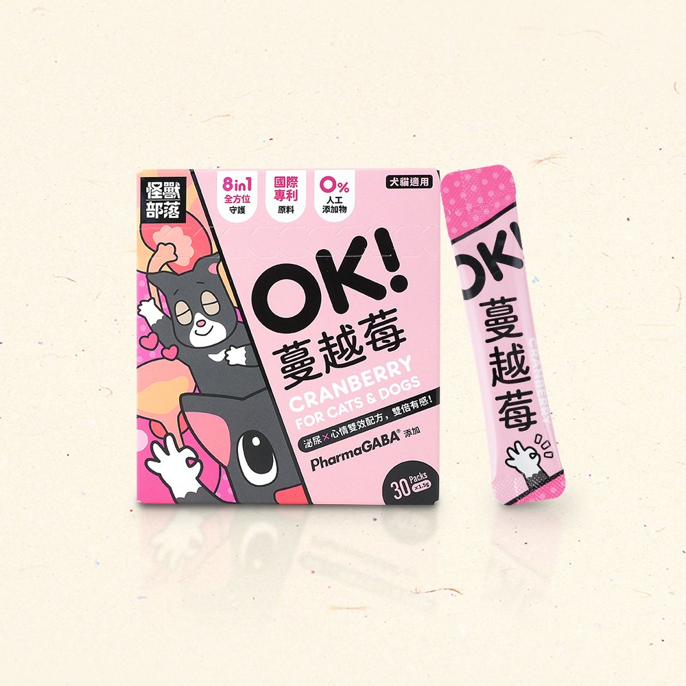 怪獸部落 - OK！蔓越莓 (貓犬用) (1.5gx30包獨立包裝)
