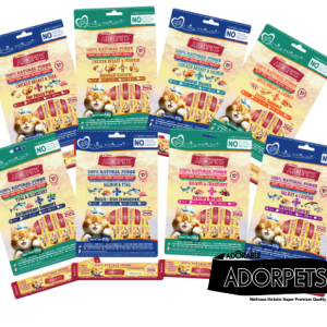 Adorable Adorpets 主食防敏保健肉泥 65g (13gx5條裝) (犬貓用)(可選味道)