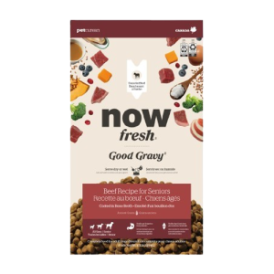 NOW FRESH!™ Good Gravy Beef Adult 香濃火雞骨湯外層成犬乾糧 – 牛肉配方 (含古代穀物)