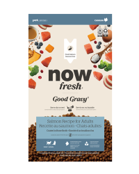 NOW FRESH!™ Good Gravy adult cat Salmon 香濃火雞骨湯外層成貓乾糧 – 三文魚配方 (無穀物)