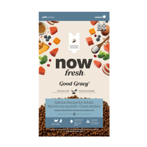 NOW FRESH!™ Good Gravy adult cat Salmon 香濃火雞骨湯外層成貓乾糧 – 三文魚配方 (無穀物)