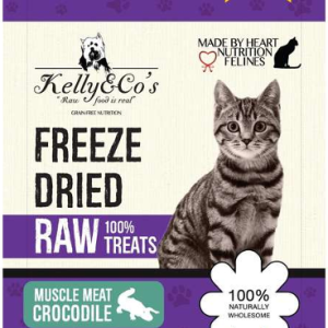 Kelly & Co’s Freeze Dried 凍乾貓小食 鱷魚肉 40g