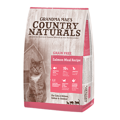 Country Naturals Grain Free Salmon Meal Recipe for Cats & Kittens 無穀物三文魚護心配方全貓糧