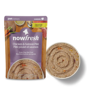 (原箱優惠24包)NOW FRESH!™ Senior Dog Chicken & Salmon Pate 老犬 雞肉及三文魚肉醬包 2.8oz x24