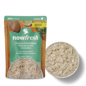 (原箱優惠24包)NOW FRESH!™ Small Breed Shredded Chicken & Broth Blend 全年齡小型犬 雞肉肉絲湯包 2.8oz x24