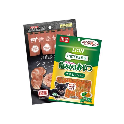 (10月限時優惠)滿$600送 / LION獅王 PETKISS 潔齒雞肉條 +野菜狗小食 60g (款式隨機) 1包! (原價 $23-28) (此優惠可與其他會員優惠使用)