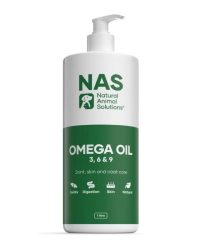 Natural Animal Solutions (NAS) Omega 3, 6 & 9 Oil for Dogs & Horses 奧米加3，6&9油(狗/馬適用) 1L