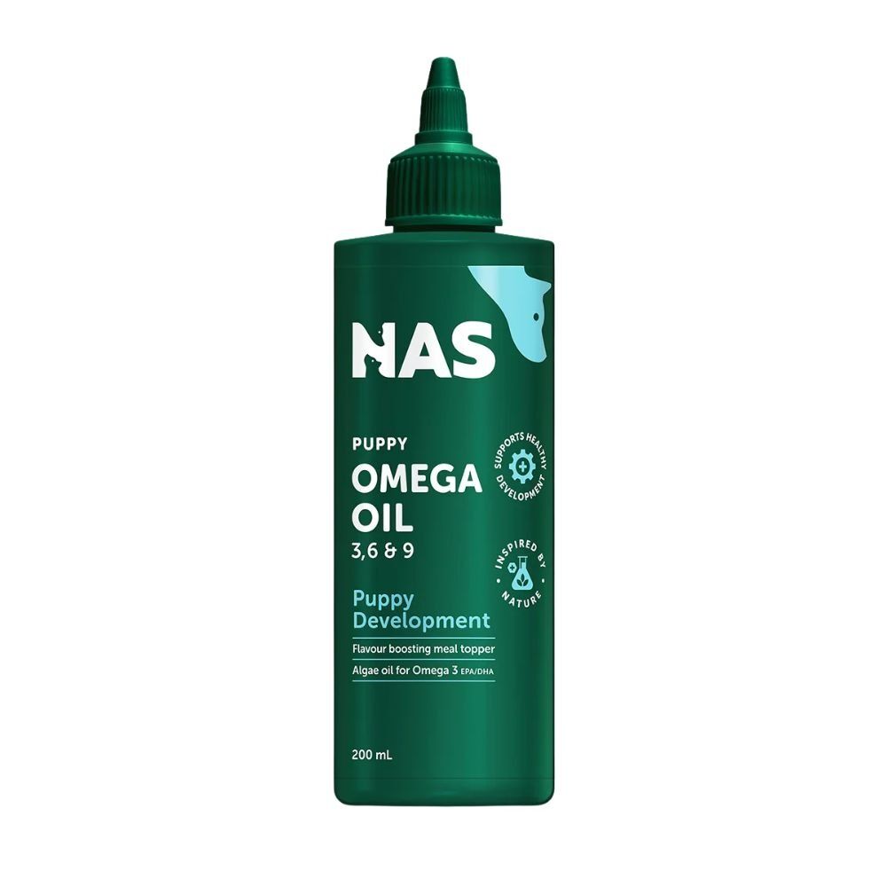 Natural Animal Solutions (NAS) Omega Oil 奧米魚油 - 幼犬成長發育 200ml