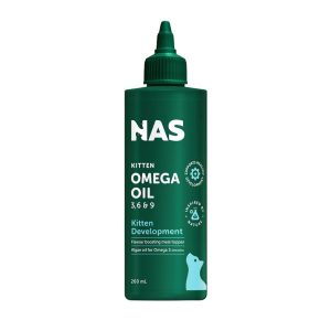 Natural Animal Solutions (NAS) Omega Oil 奧米魚油 – 幼貓成長發育 200ml