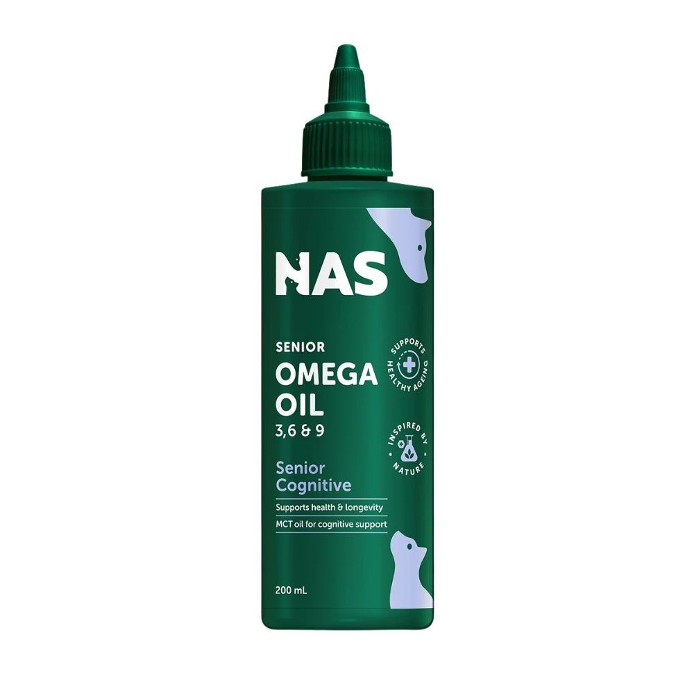 Natural Animal Solutions (NAS) Omega Oil 奧米魚油 - 高齡貓犬心腦健康 200ml