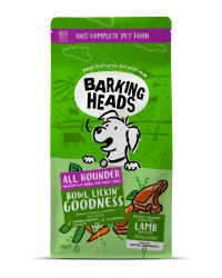 Barking Heads 全配方狗用主食乾糧系列 – Bowl Lickin Goodness 成犬配方(草飼羊)