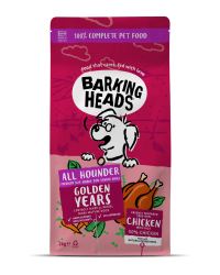 Barking Heads 全配方狗用主食乾糧系列 – Golden Years 年長犬平衡配方(雞肉)