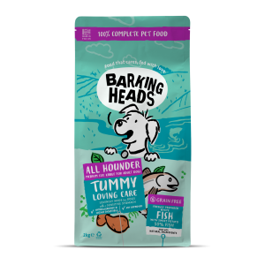 Barking Heads 全配方狗用主食乾糧系列 – Tummy Loving Care 無穀物成犬配方(白魚+三文魚+鱒魚)