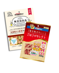 DoggyMan 無添加良品乳酸菌蔬菜雞肉小方粒 240g DoggyMan 乳酸菌芝士雞牛三文治 200g