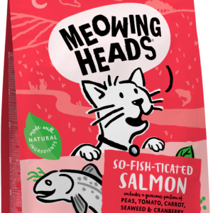 Meowing Heads 全配方貓用主食乾糧系列 – So-Fish-Ticated Salmon 成貓配方(三文魚+雞肉+魚肉) 4kg