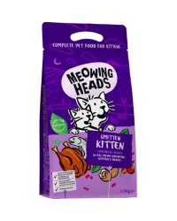 Meowing Heads Complete Formula Dry Cat Food Range – Smitten Kitten Kitten Growth Formula (Chicken + Fish)