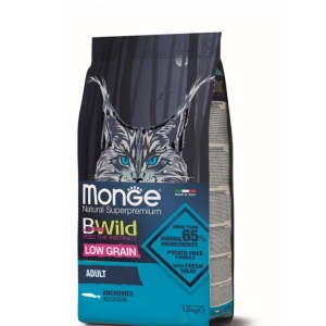 Monge B-Wild 低穀物野生系列 鯷魚配方成貓糧