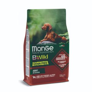 Monge B-Wild 無穀物野生系列 羊肉薯仔豌豆配方成犬糧 2.5kg