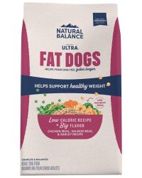 Natural Balance Original Ultra Fat Dogs 肥狗糧 – 雞肉三文魚體重控制成犬配方
