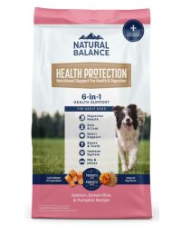 Natural Balance Health Protection 6合1全面健康體態維護系列 – 三文魚糙米及南瓜成犬糧 4lbs