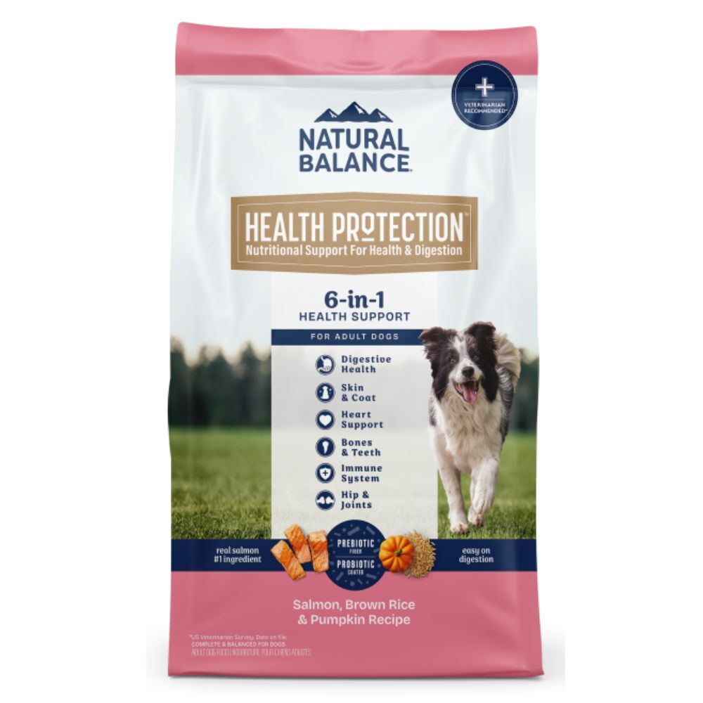 Natural Balance Health Protection 6合1全面健康體態維護系列 - 三文魚糙米及南瓜成犬糧 4lbs